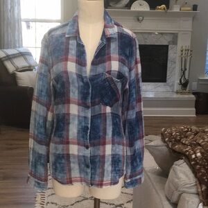 Bella Dahl Flannel Shirt. L